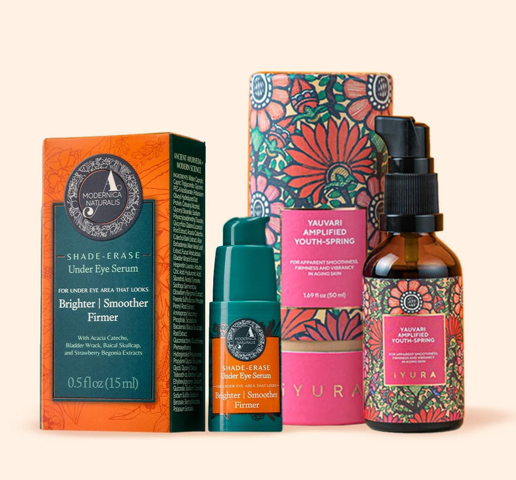 Ageless Face & Eye Brightener Duo Beauty set The Ayurveda Experience