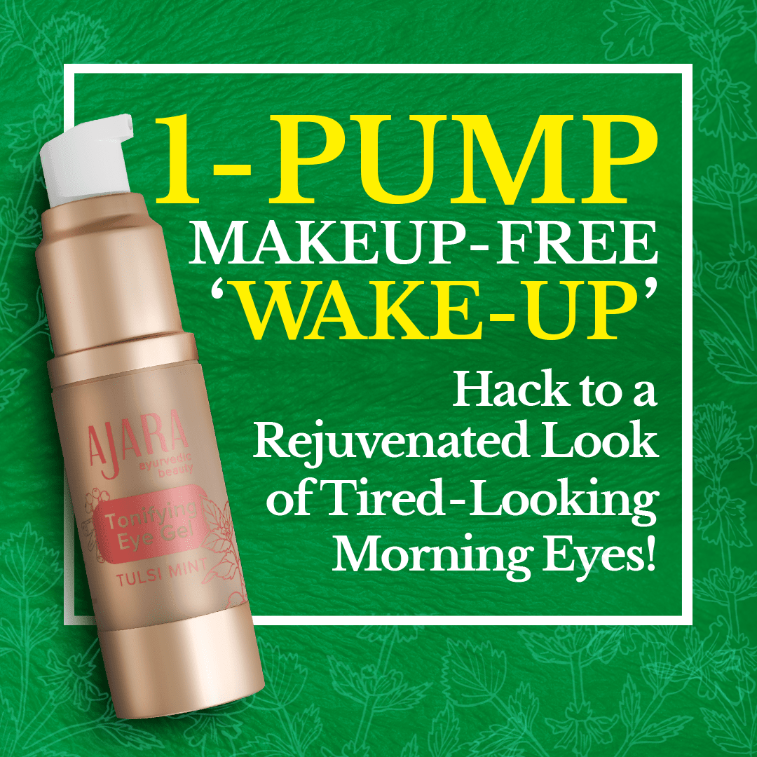 Ajara Tulsi Mint Tonifying Eye Gel - for a more awake look in the mornings Eye Gel Ajara