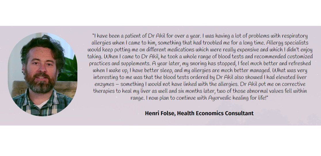 Ayurveda and Transformational Well-Being Program - Dr. Akil Palanisamy Educational Course The Ayurveda Experience