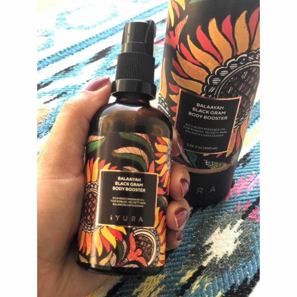 Balaayah Black Gram Body Booster - Firming Body Oil for Dry, Mature Skin - Subscription Body Oil iYURA