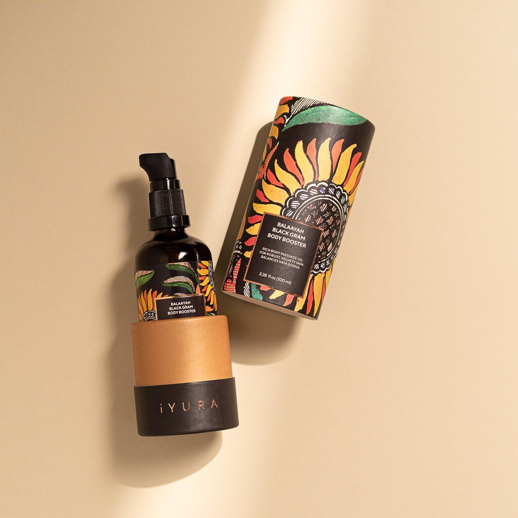 Balaayah Black Gram Body Booster - Firming Body Oil for Dry, Mature Skin - Subscription Body Oil iYURA