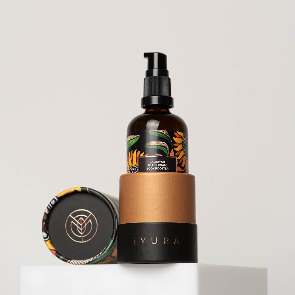 Balaayah Black Gram Body Booster - Firming Body Oil for Dry, Mature Skin - Subscription Body Oil iYURA