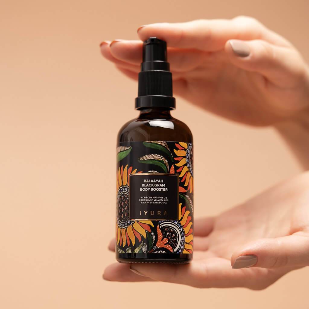 Balaayah Black Gram Body Booster - Firming Body Oil for Dry, Mature Skin - Subscription Body Oil iYURA
