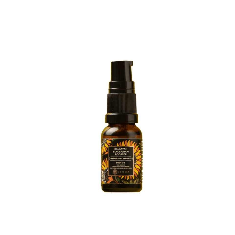 Balaayah Black Gram Body Booster - For Saggy, Crepey, Dry, and Aging Skin - 15ML Body Oil iYURA Try Before You Buy (15ml)