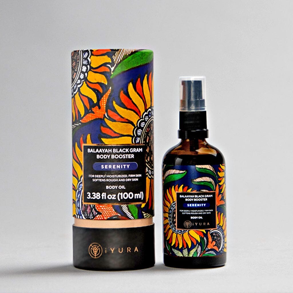 Balaayah Black Gram Body Booster | Serenity Blend Body Oil iYURA