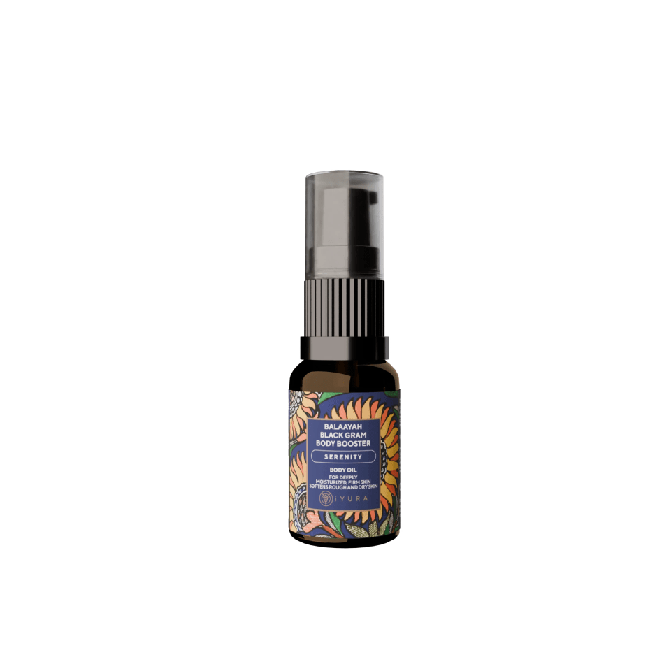 Balaayah Black Gram Body Booster - Serenity Blend - For Saggy, Crepey, Dry, Aging Skin - 15ML Body Oil iYURA Try Before You Buy (15ml)