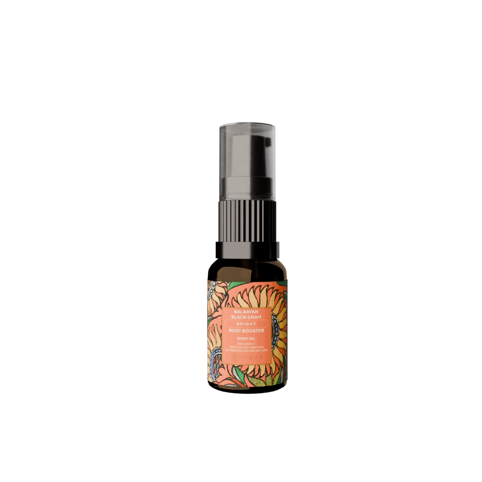 Balaayah Black Gram Bright Body Booster - For Saggy, Crepey, Dry, Aging Skin - 15ML Body Oil iYURA Try Before You Buy (15ml)