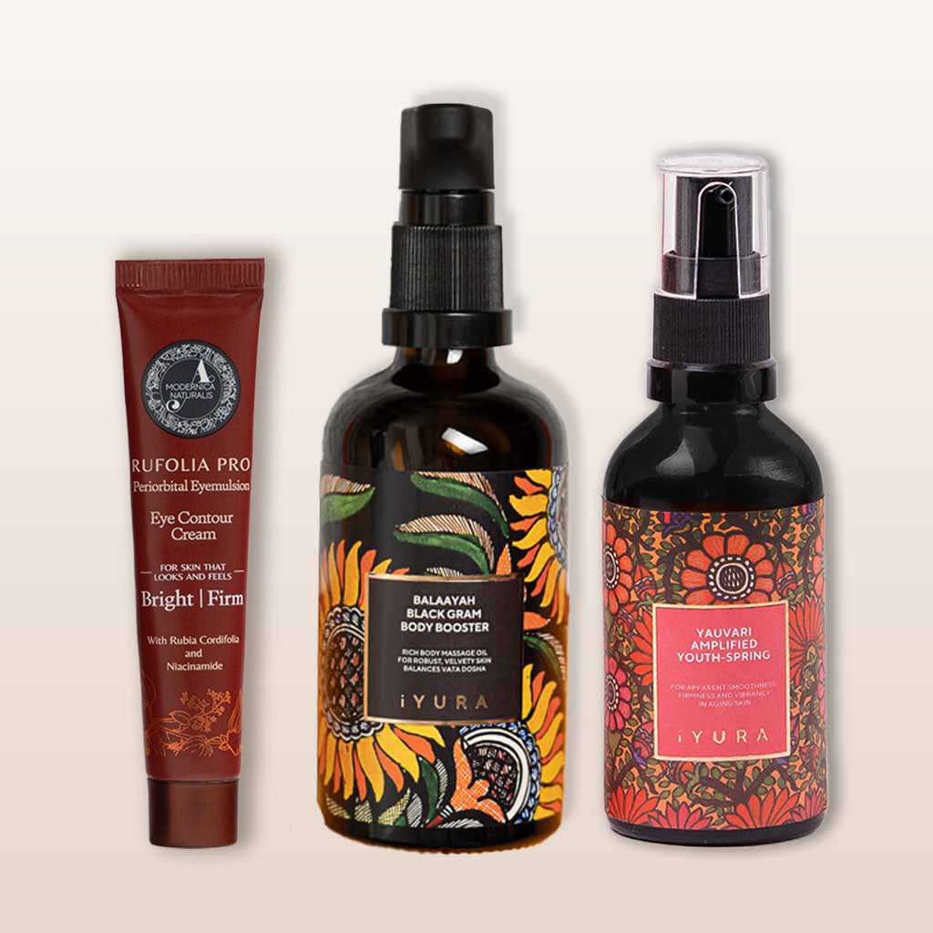 The Premium Bestsellers Bundle - Targeted, Gentle & Effective Natural Skincare for delicate, mature, thinning, aging skin with Pro