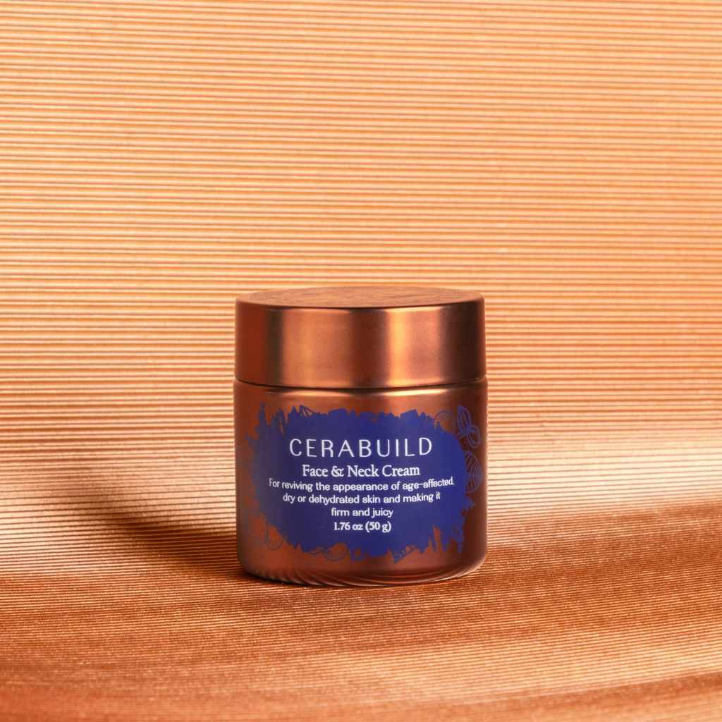 Cerabuild Face and Neck Cream - Restore and Protect Your Skin's Lost Moisture with Phyto-Ceramides - With highest saving options Lotion & Moisturizer A Modernica Naturalis