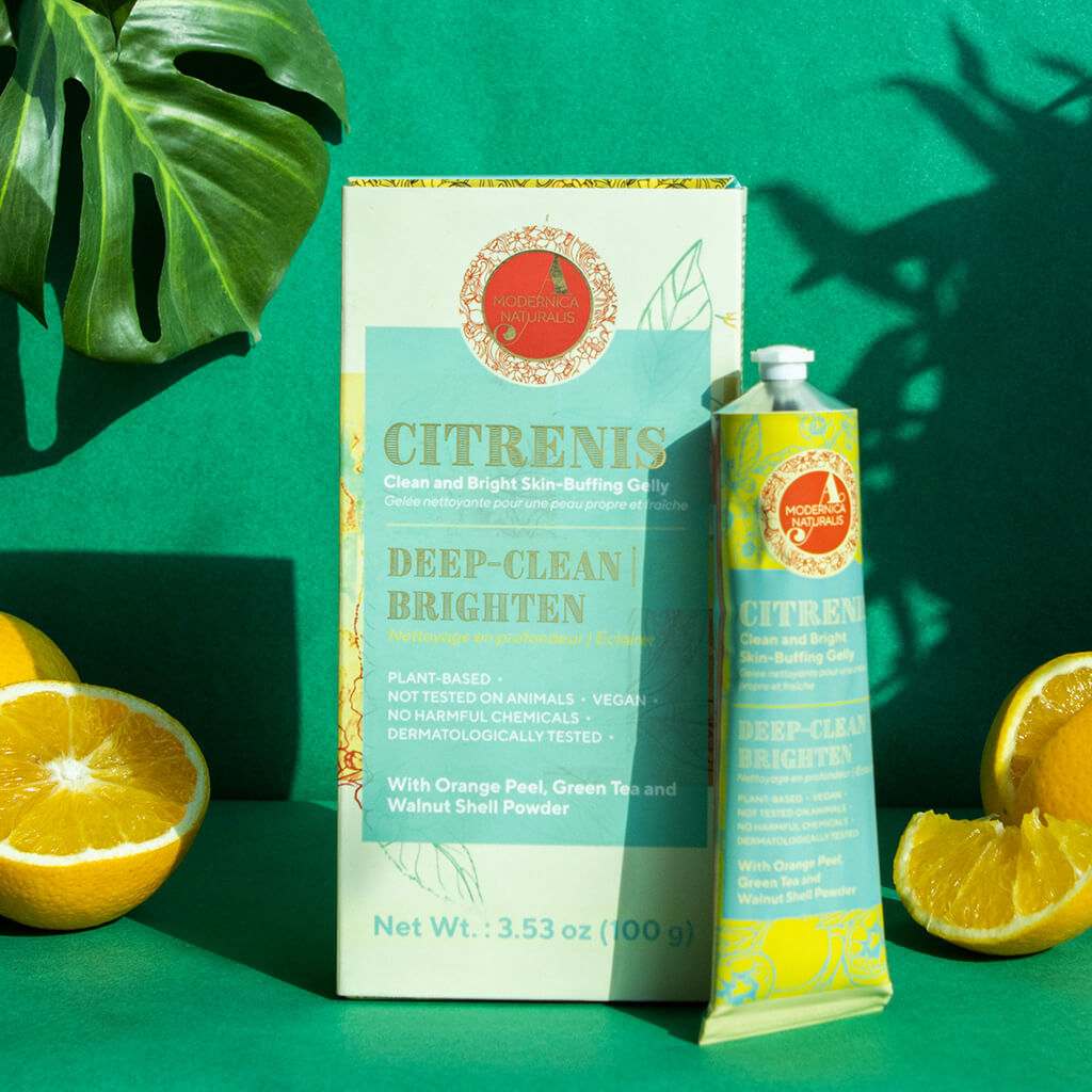 Citrenis | Clean and Bright Skin-Buffing Gelly Face Scrub A Modernica Naturalis