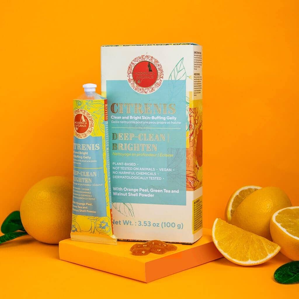 Citrenis | Clean and Bright Skin-Buffing Gelly Face Scrub A Modernica Naturalis