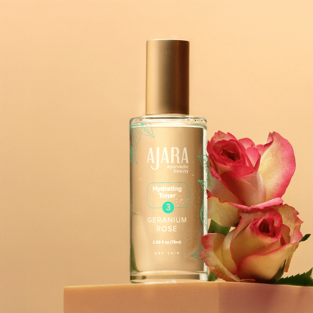 Geranium Rose Hydrating Toner - Hydrating, Moisturizing, & Cooling Toner Ajara