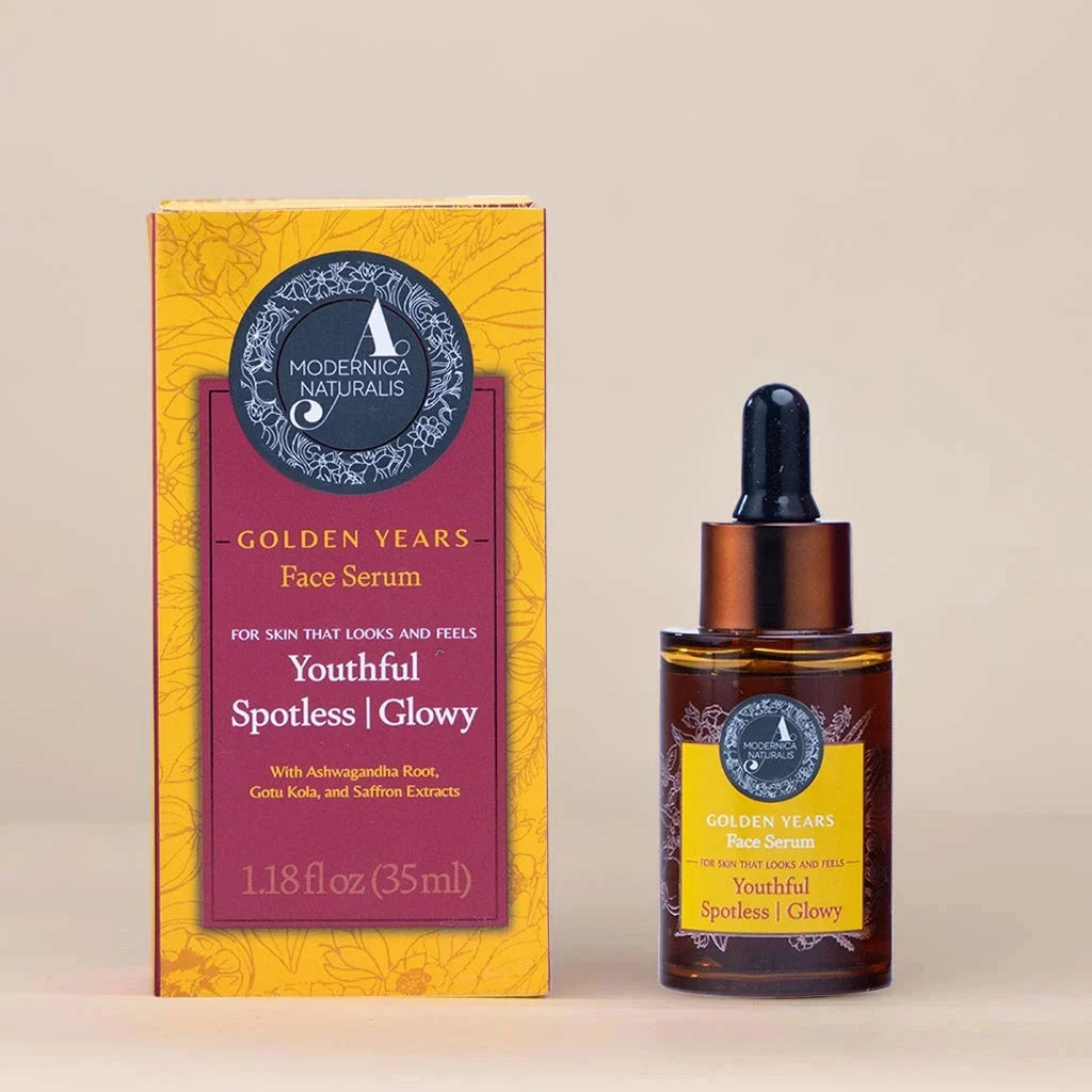 Golden Years - Face Serum For Age Spots, Unwrinkled-Appearance, Clear Complexion Face Serum A Modernica Naturalis