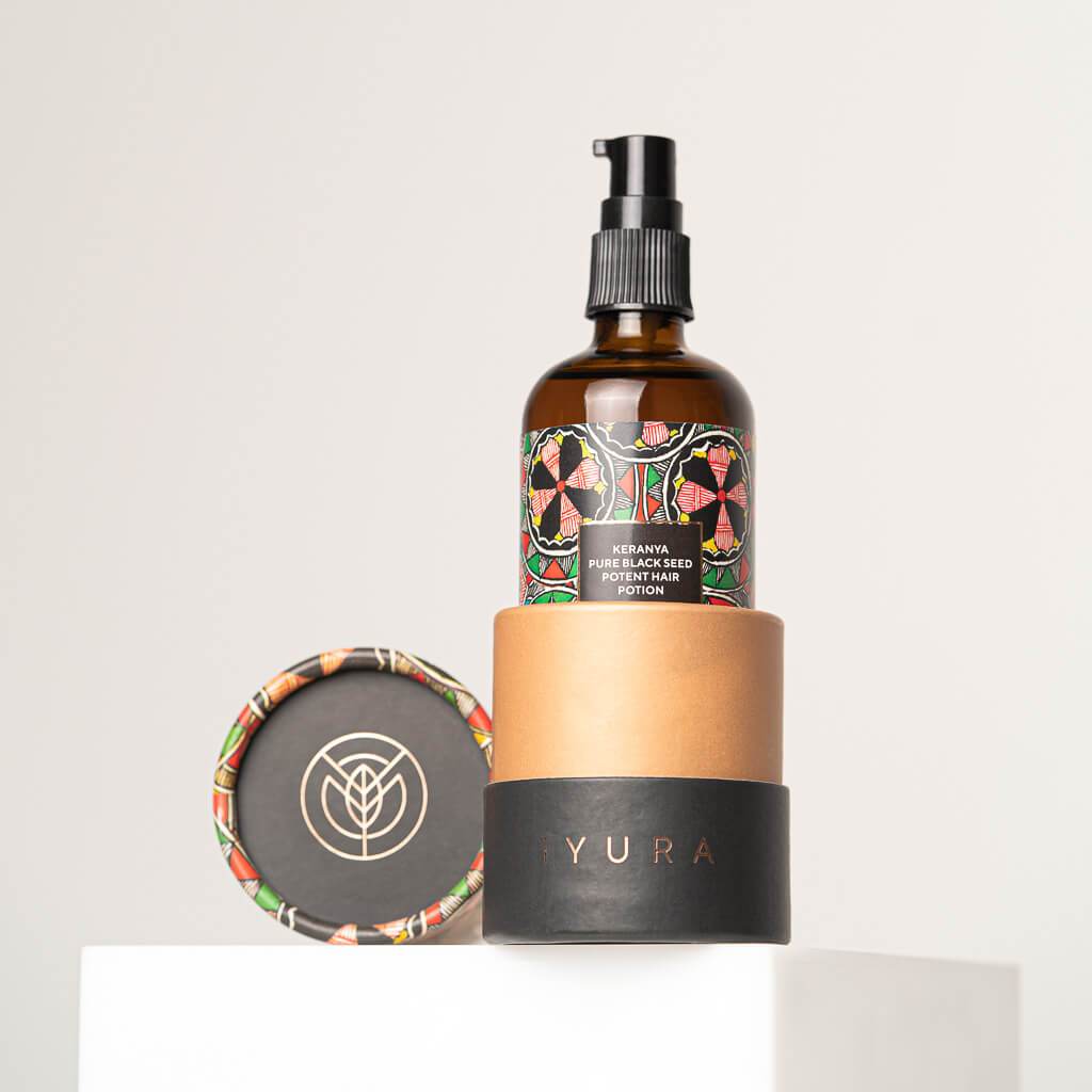 iYURA Keranya Pure Black Seed Potent Hair Potion - Award-Winning Hair Treatment Hair Oil iYURA