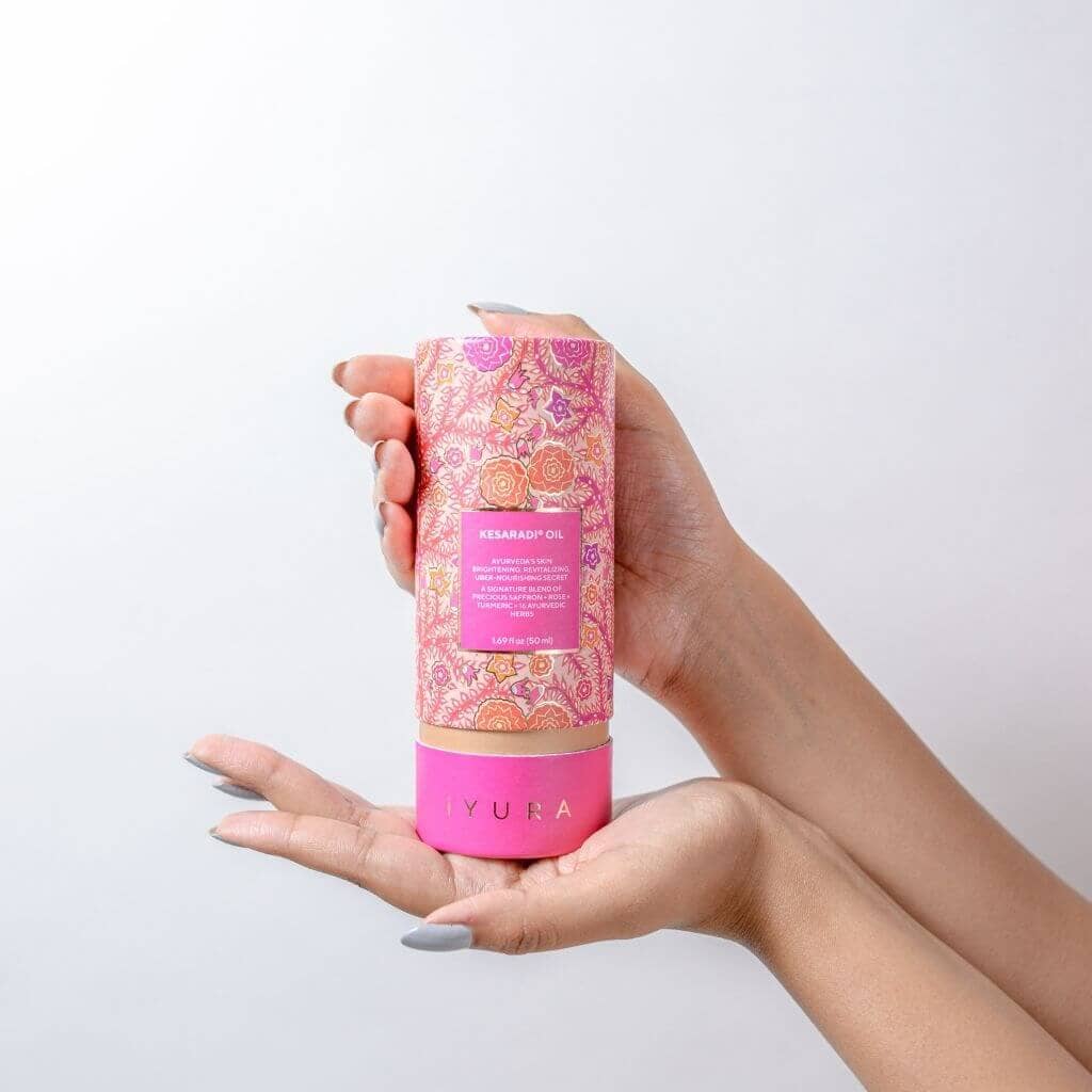 Kesaradi Oil - Face Oil Moisturizer for Dry Skin or Sensitive Skin - Natural Skincare for Glowing Skin Face oil iYURA
