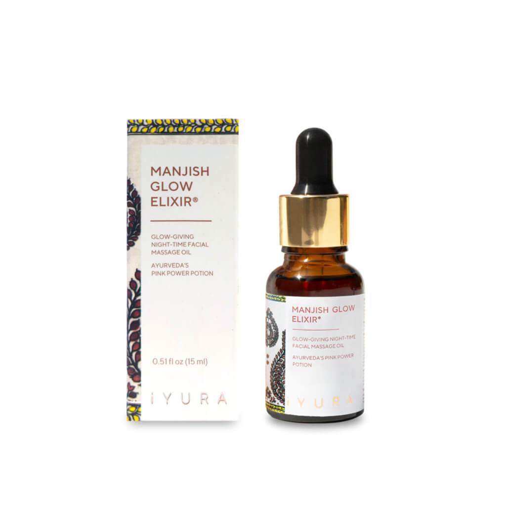 Manjish Glow Elixir - 15 ml Night-time face oil iyura