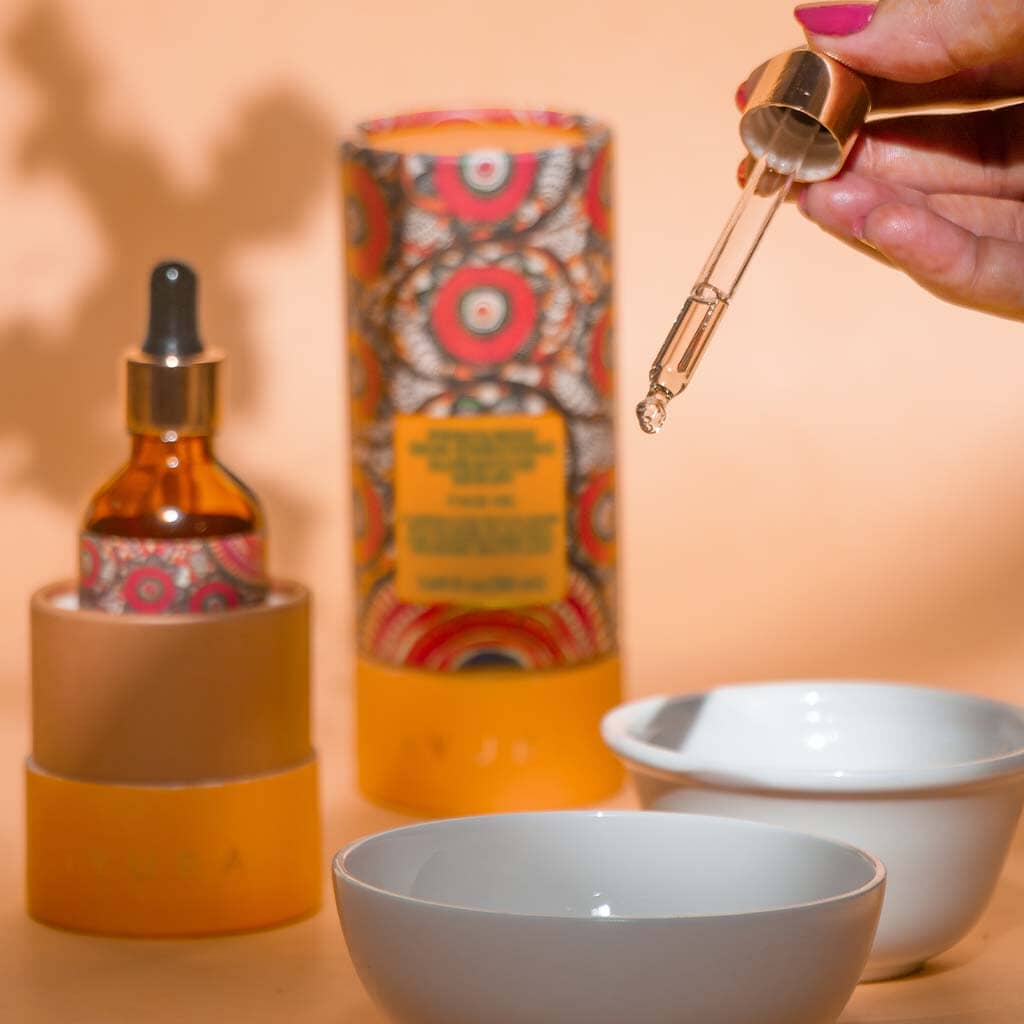 Prinourish Skin-Enriching Superfood Serum: With Almond Oil, Olive Oil, Turmeric, Mango and More Ayurvedic Herbs Face oil iYURA