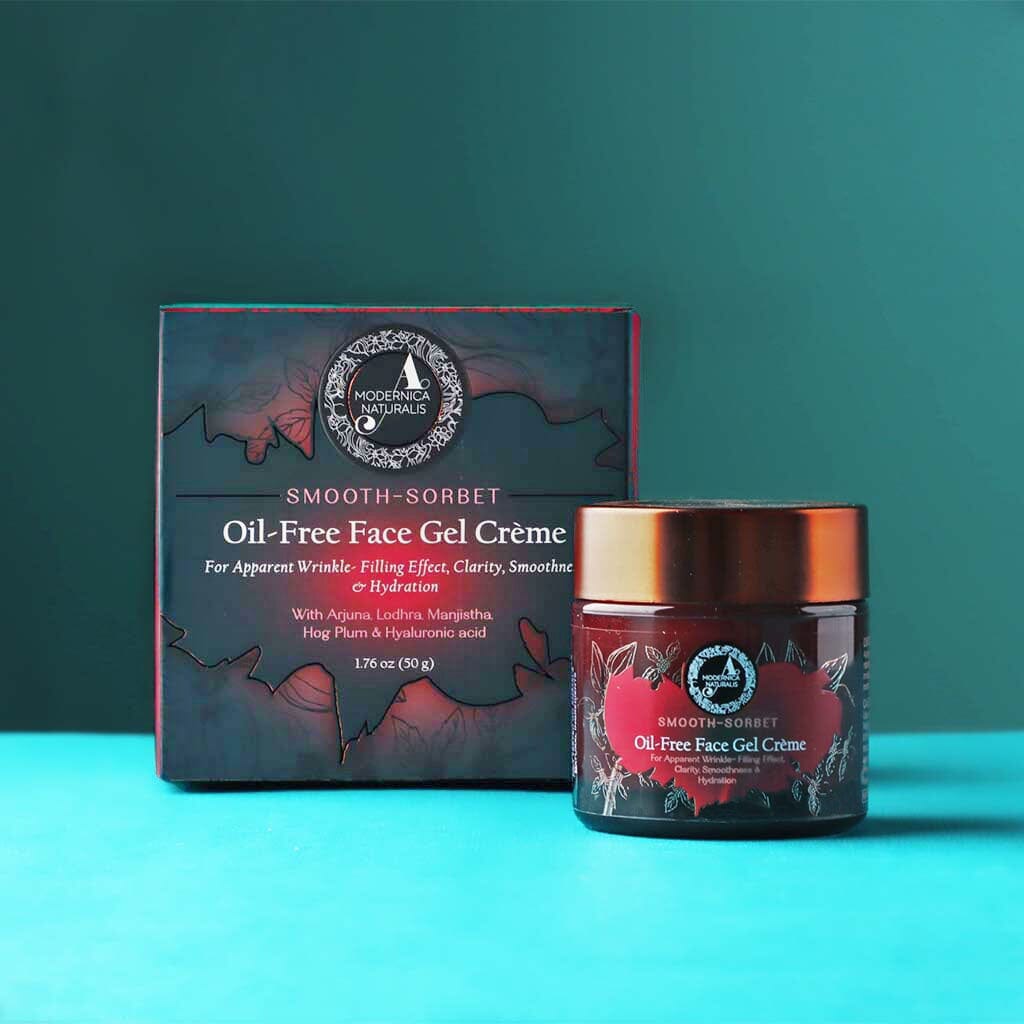 Smooth-Sorbet : Oil-Free Face Gel Crème - For Apparent Wrinkle-Filling Effect, Clarity, Smoothness & Hydration Lotion & Moisturizer A Modernica Naturalis