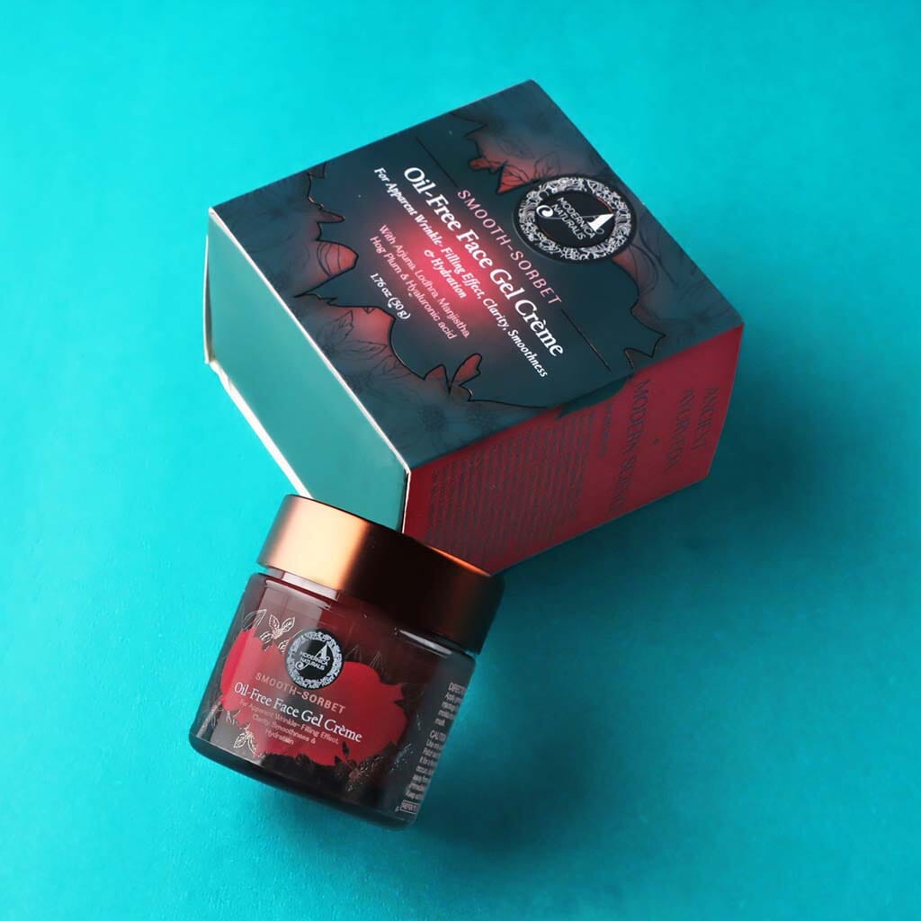 Smooth-Sorbet | Oil-Free Face Gel Crème | For Apparent Wrinkle-Filling Effect, Clarity, Smoothness & Hydration Lotion & Moisturizer A Modernica Naturalis