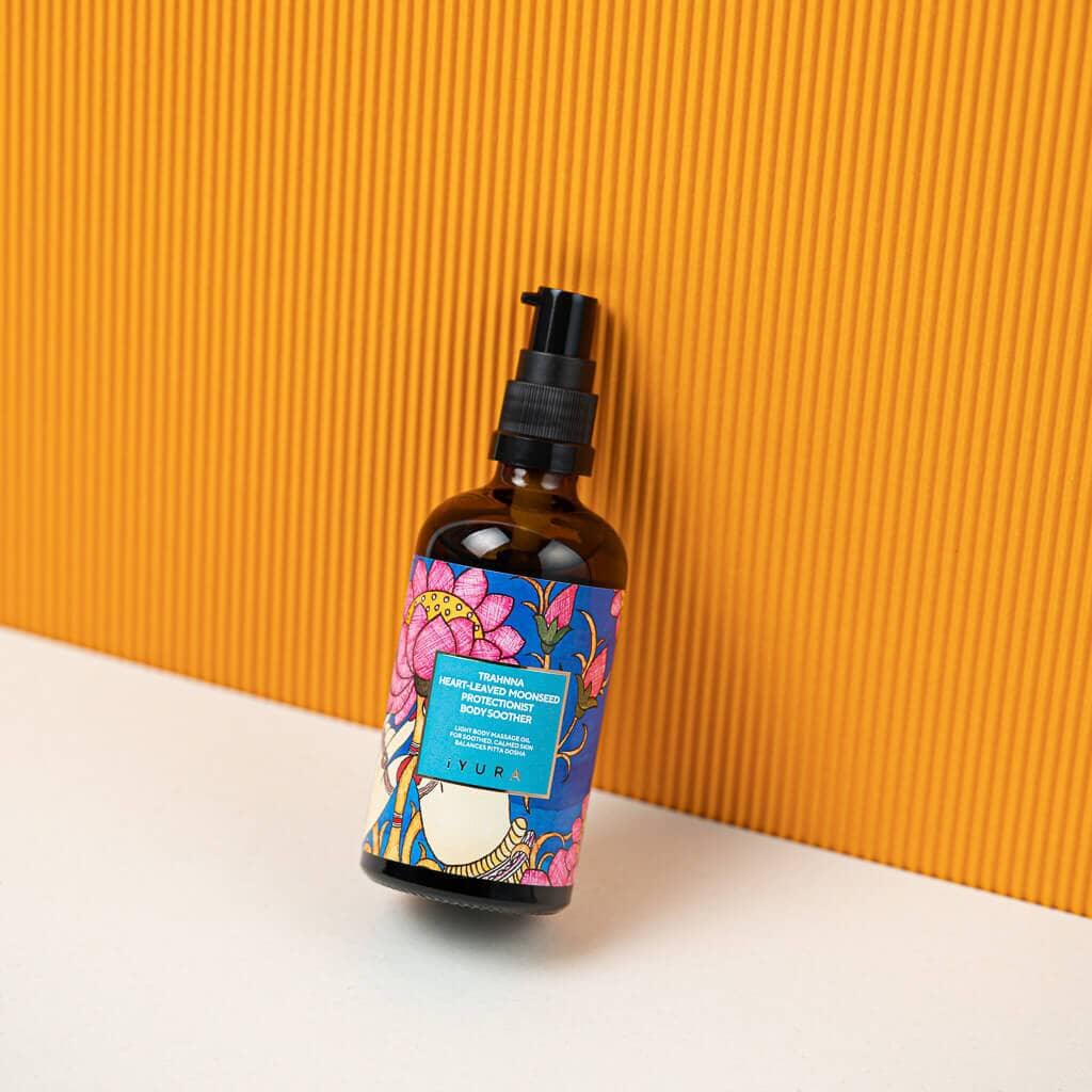 Trahnna Heart-Leaved Moonseed Protectionist Body Soothing Polyherbal Oil Body Oil iYURA