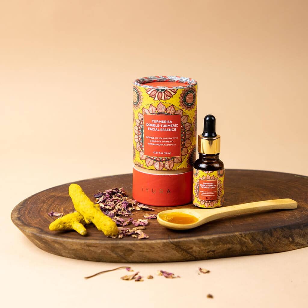 Turmerisa Double-Turmeric Facial Essence - Ayurvedic Activator-Oil - Pack of 2 Face oil iYURA