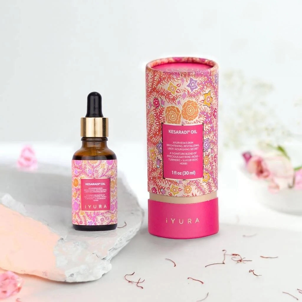 Kesaradi Face Oil - For Dry or Sensitive Skin - Natural Skincare for Glowing Skin