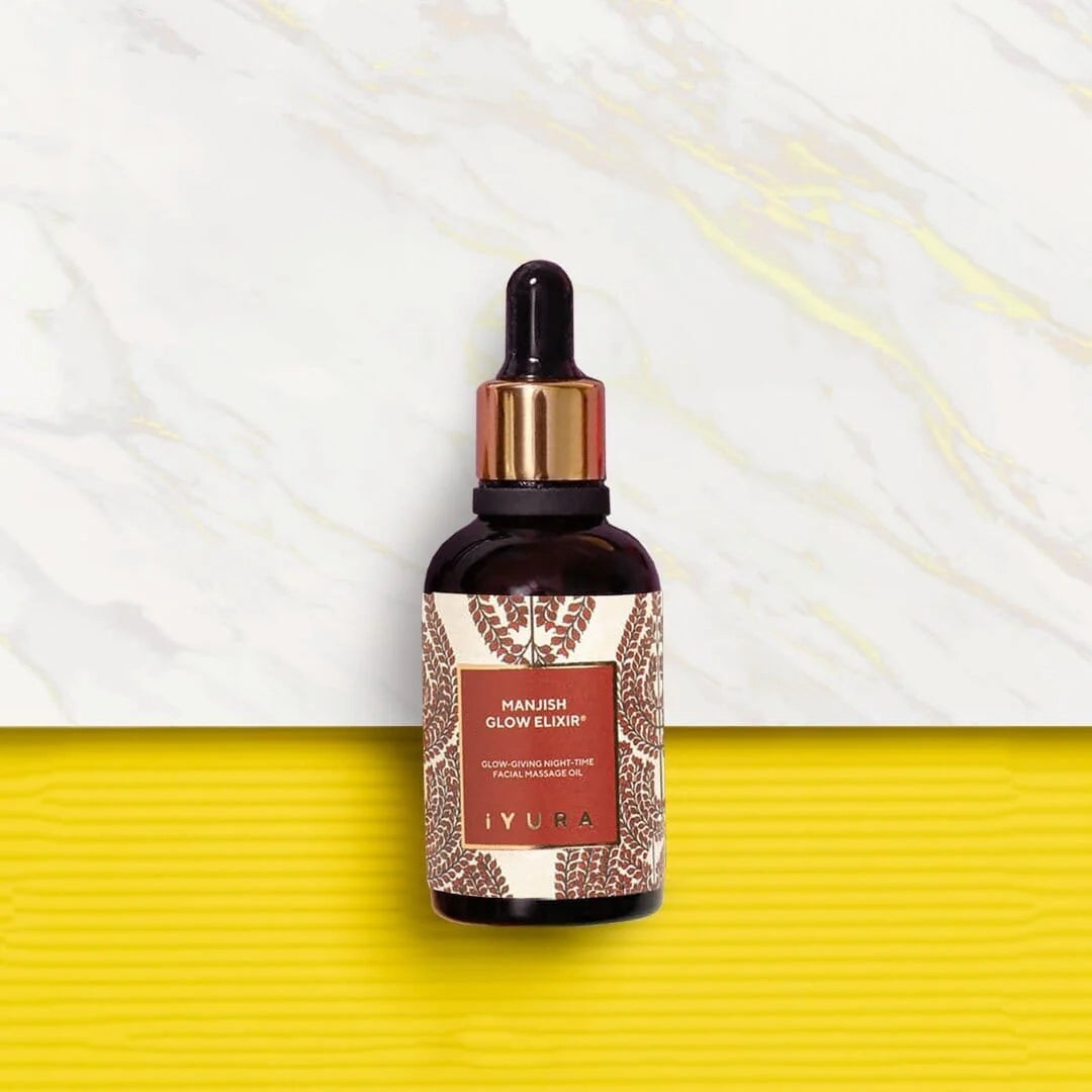 Manjish Glow Elixir - An Ayurvedic Face Oil for Night-Time to Get Healthy Skin