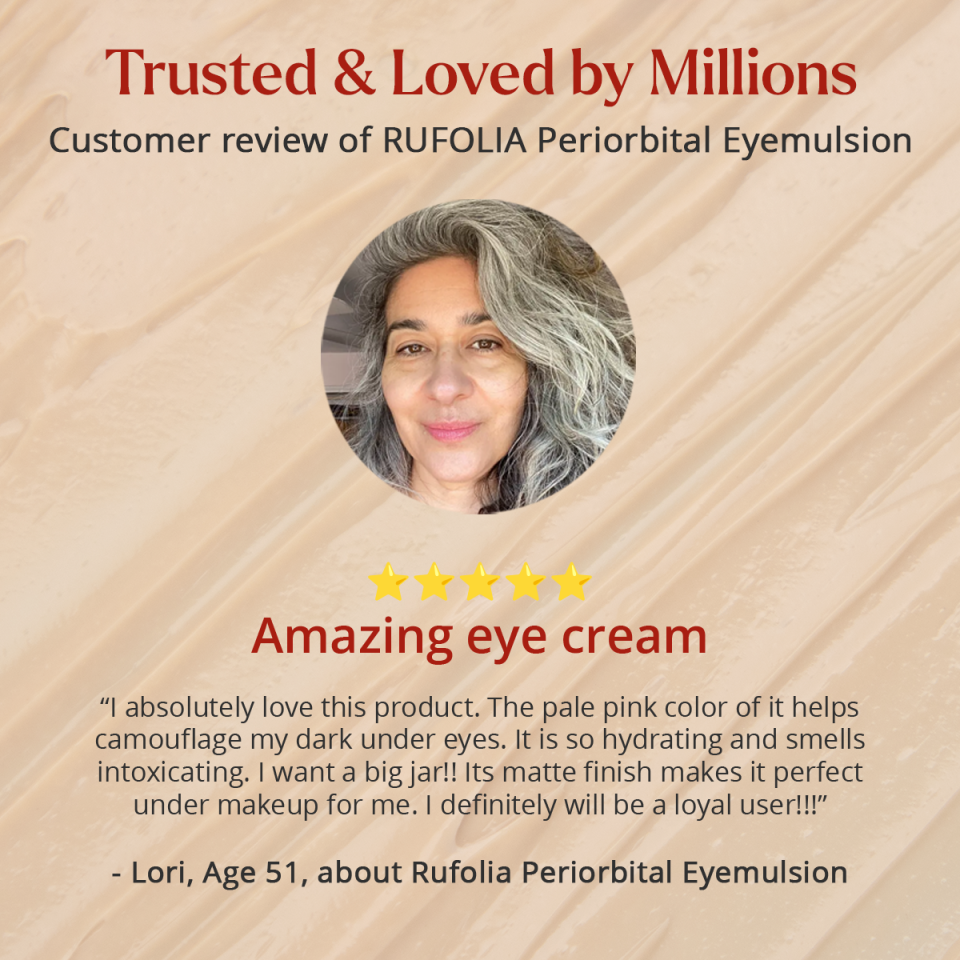 Rufolia Periorbital Eyemulsion - Brightening and Visibly Firming Eye Cream