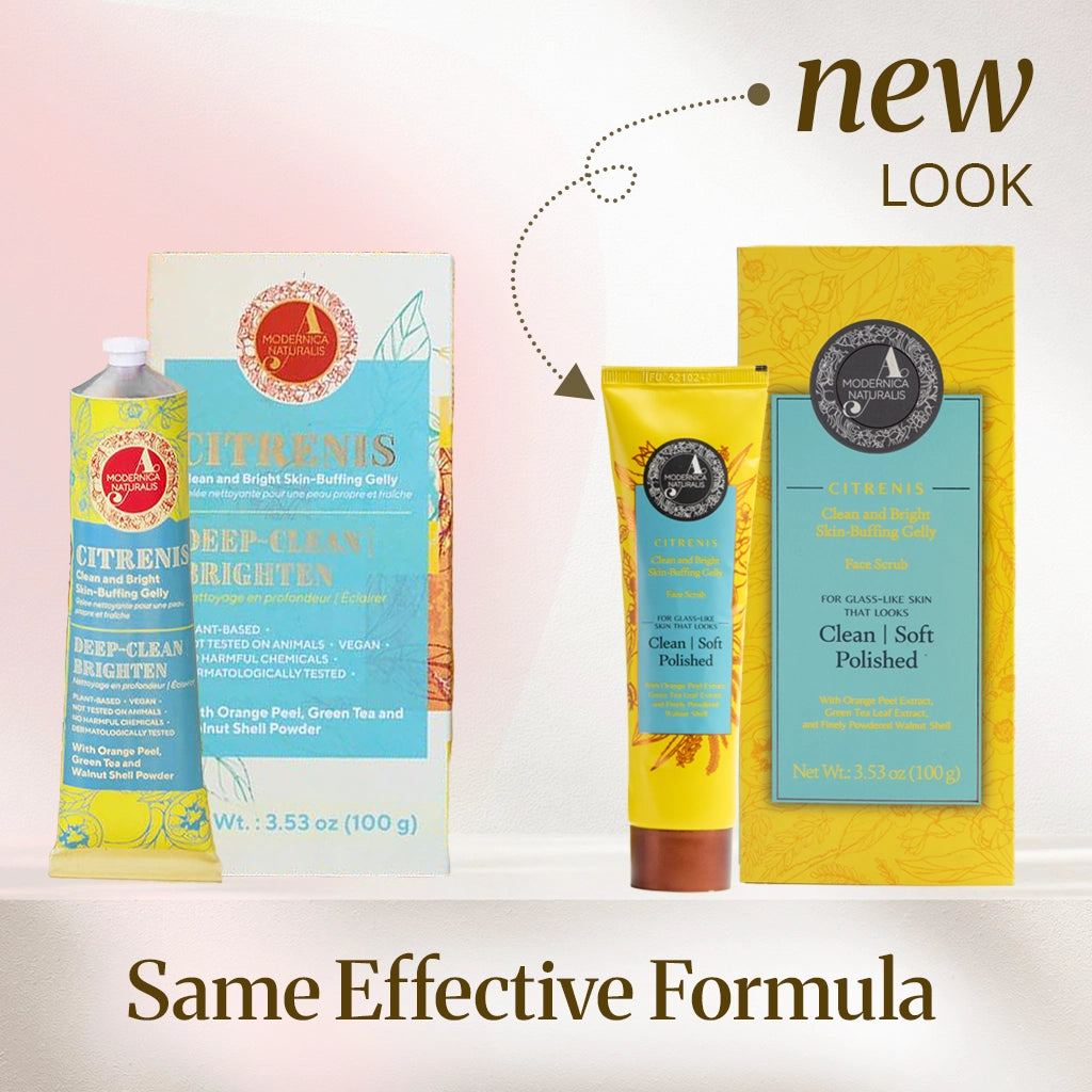 Citrenis Clean and Bright Skin-Buffing Gelly - For Delicate, Aging Skin