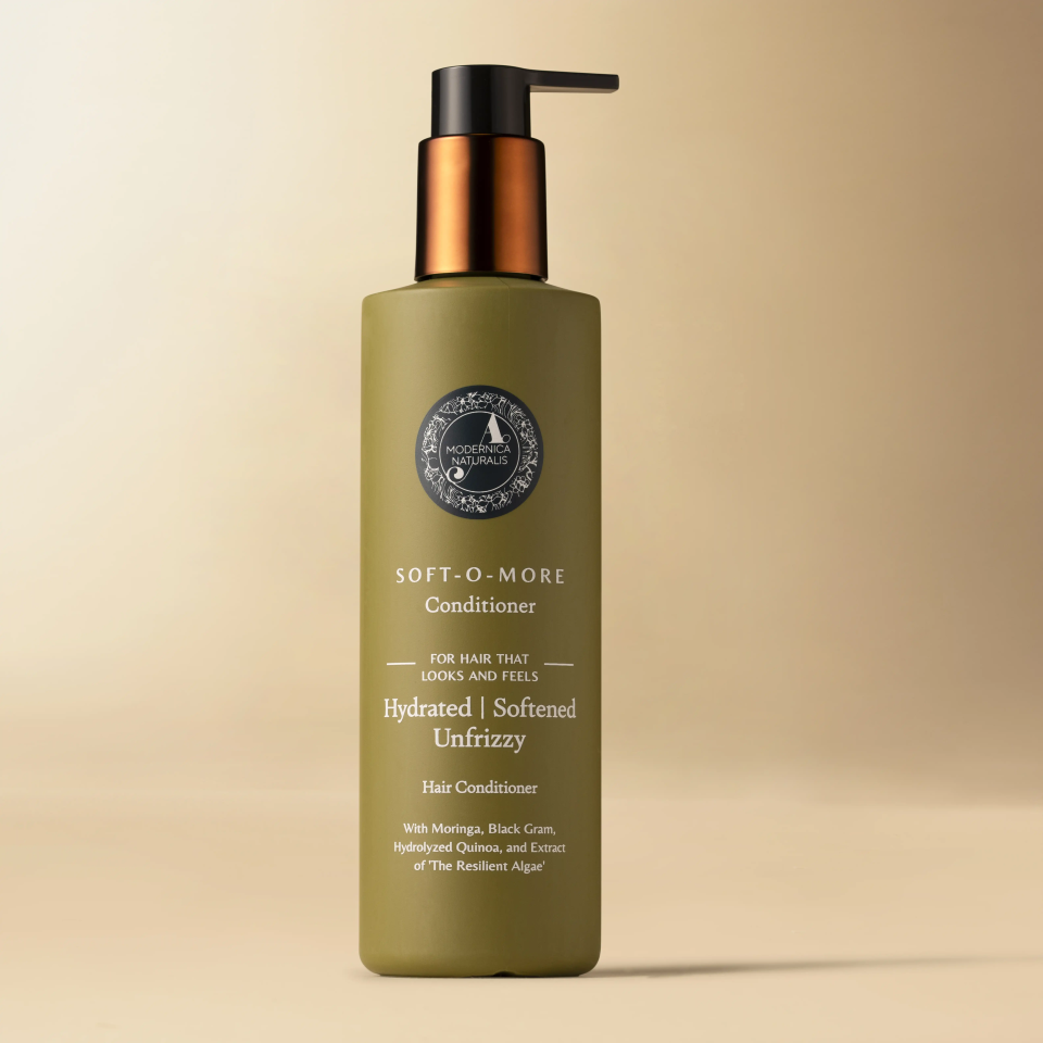 Soft-O-More™ Hair Conditioner – Smooths, Softens, and Detangles the Look of Dry, Dull, Brittle-Looking Hair – Enriched with Moringa, Black Gram & the Resilient Algae– Best Conditioner for Frizzy Hair