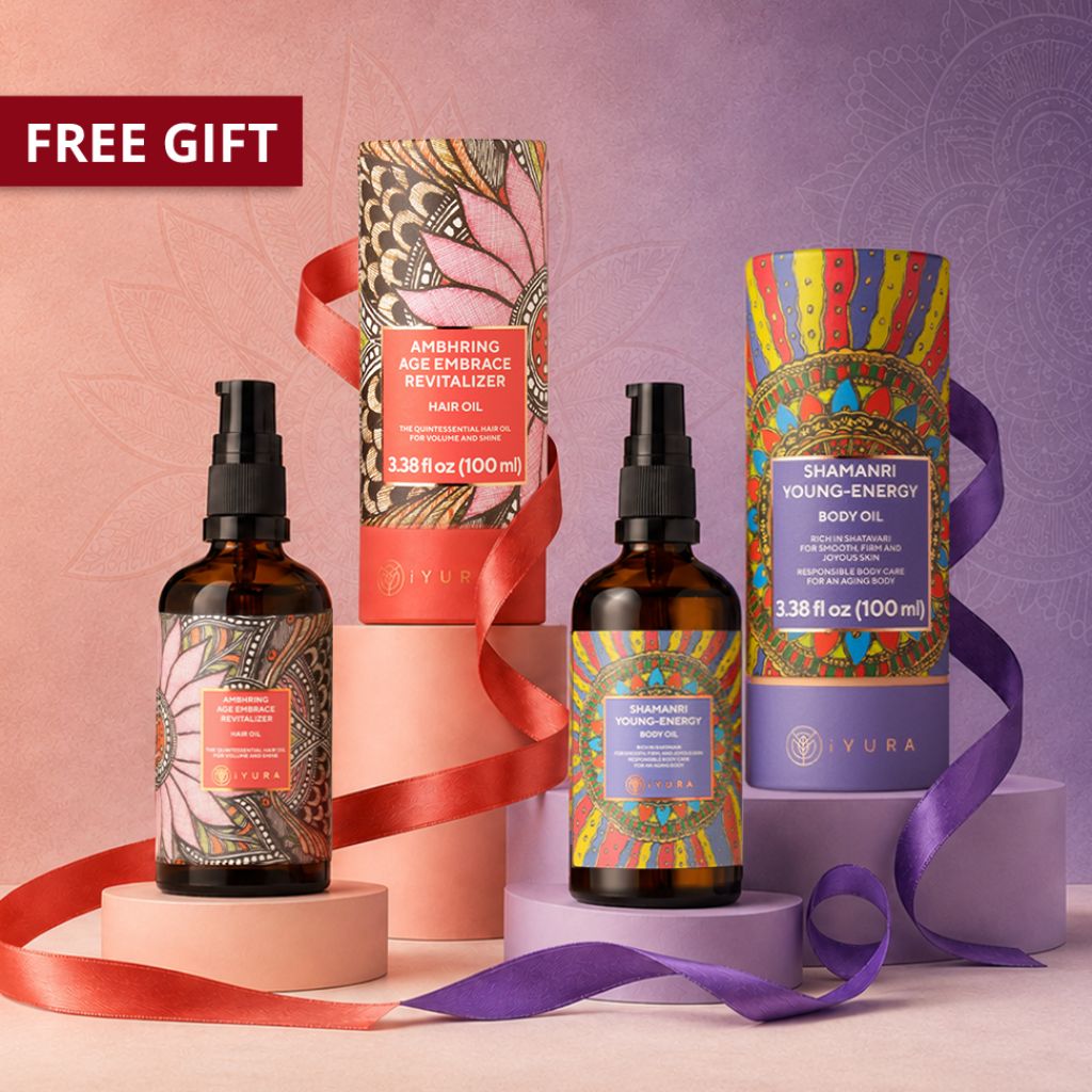 🎁 SEASON OF AYURVEDA: Head-to-Toe Glow Duo - Full-Sizes of Ambhring Hair Oil &amp; Shamanri Young Energy Body Oil worth $148 AUD! (100% off)