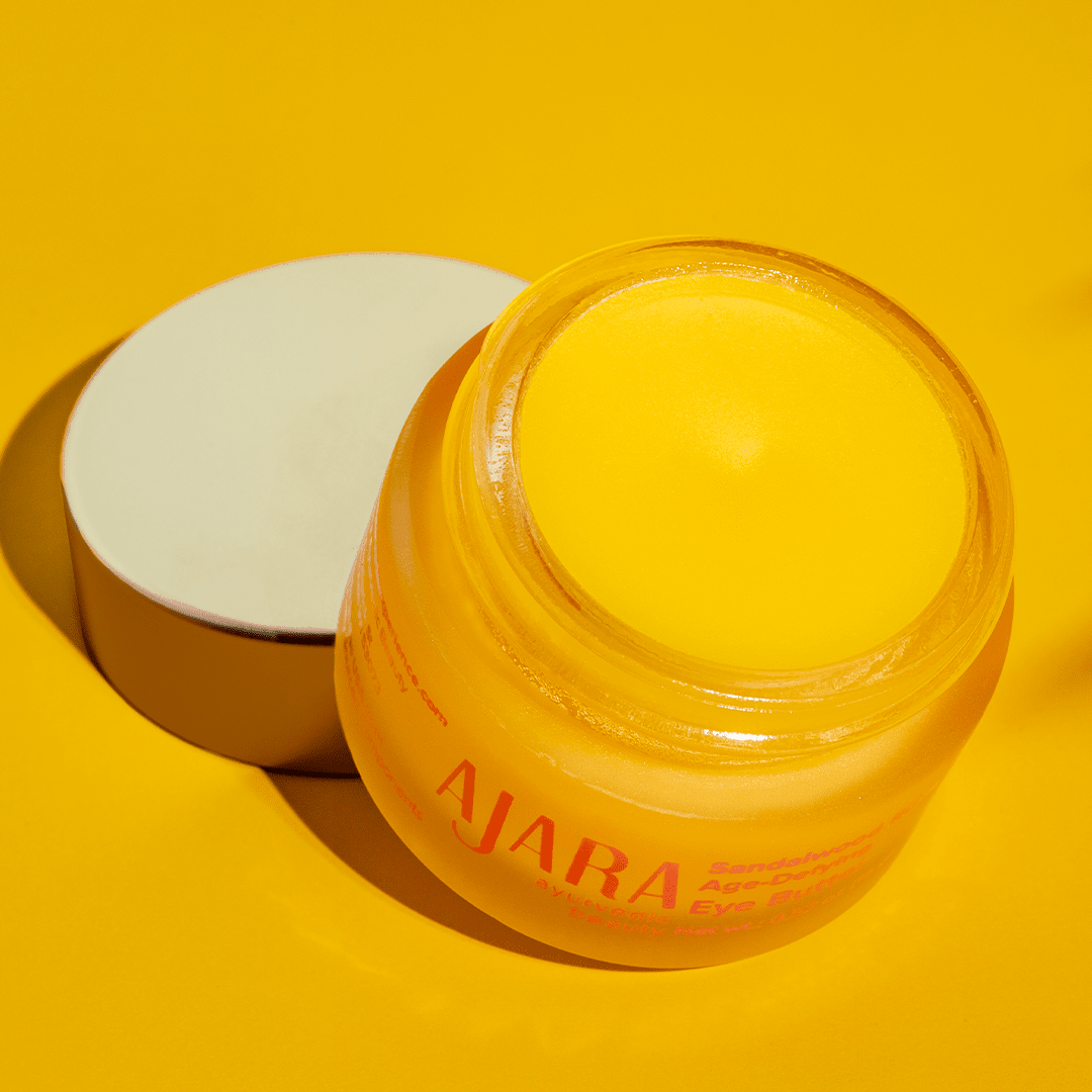 Ajara Sandalwood Rose Age Defying Night-Time Eye Butter - Along With Ghee, Sandalwood and Other Natural Ingredients Eye Care Ajara 