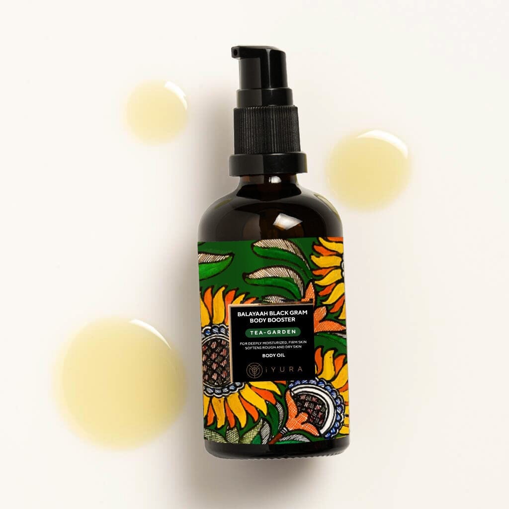 Balaayah Black Gram Body Booster | Tea-Garden Blend Body Oil iYURA 