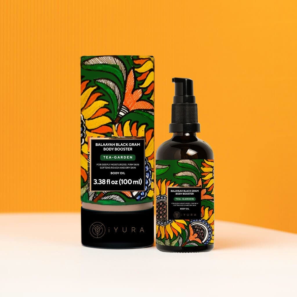 Balaayah Black Gram Body Booster | Tea-Garden Blend Body Oil iYURA 