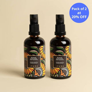 Balaayah Black Gram Body Booster -With the Richness of Black Gram & Himalayan Salt - 2 bottles of 3.38 fl oz (100 ml) at 27.5% OFF