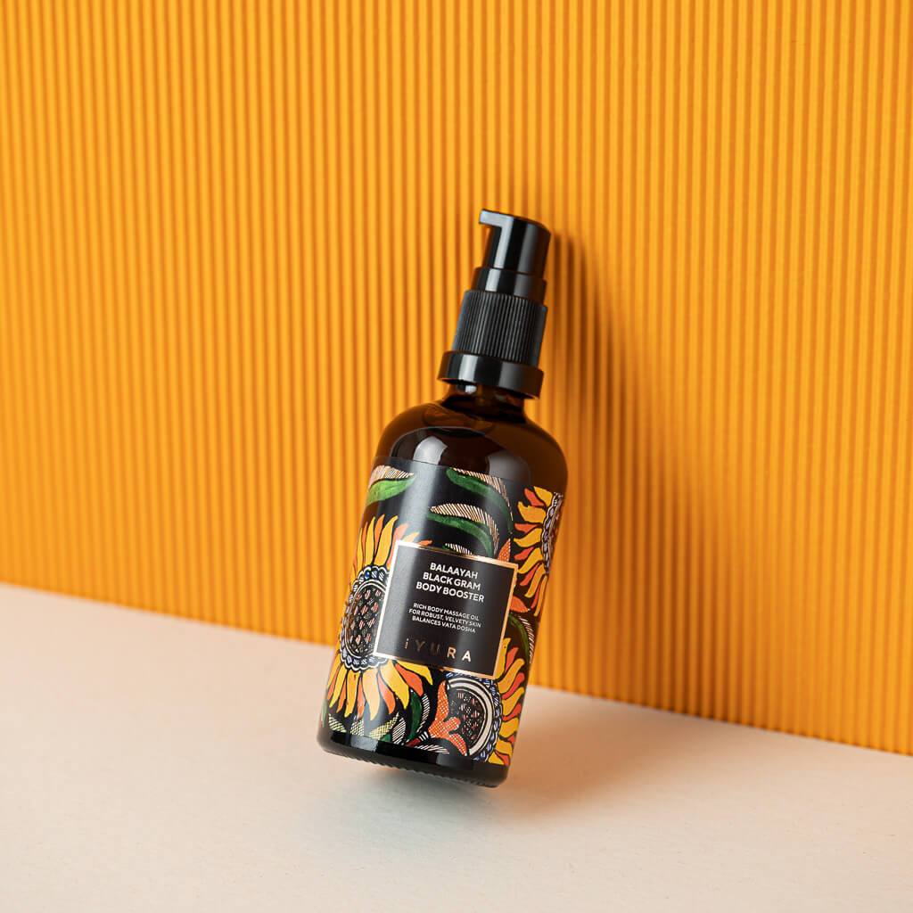 Balaayah Black Gram Body Booster -With the Richness of Black Gram &amp; Himalayan Salt Body Oil iYURA 