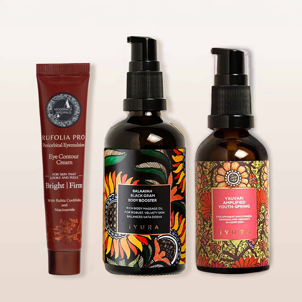 The Premium Bestsellers Bundle - Targeted, Gentle &amp; Effective Natural Skincare for delicate, mature, thinning, aging skin with Pro