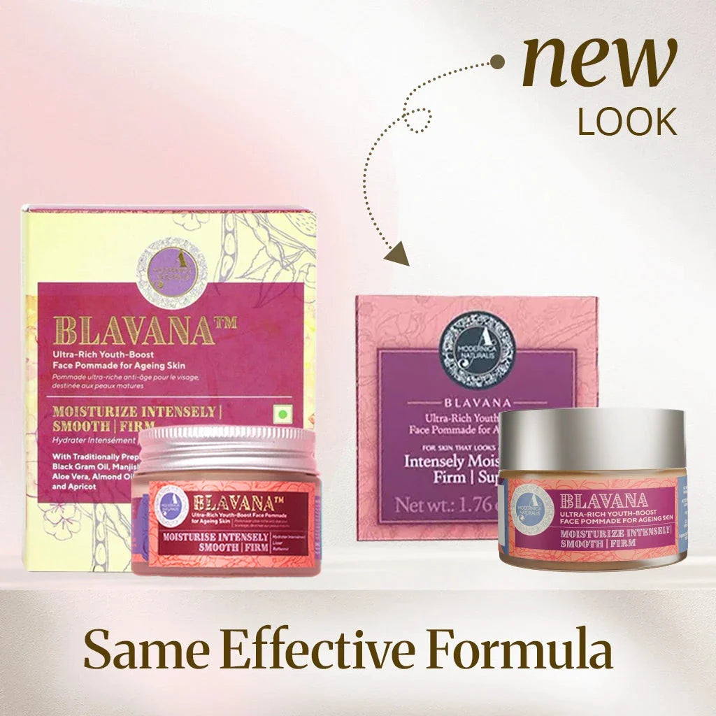 Blavana Ultra-Rich Youth-Boost Face Pommade - An Ayurveda-inspired moisturizer Lotion &amp; Moisturizer A Modernica Naturalis 