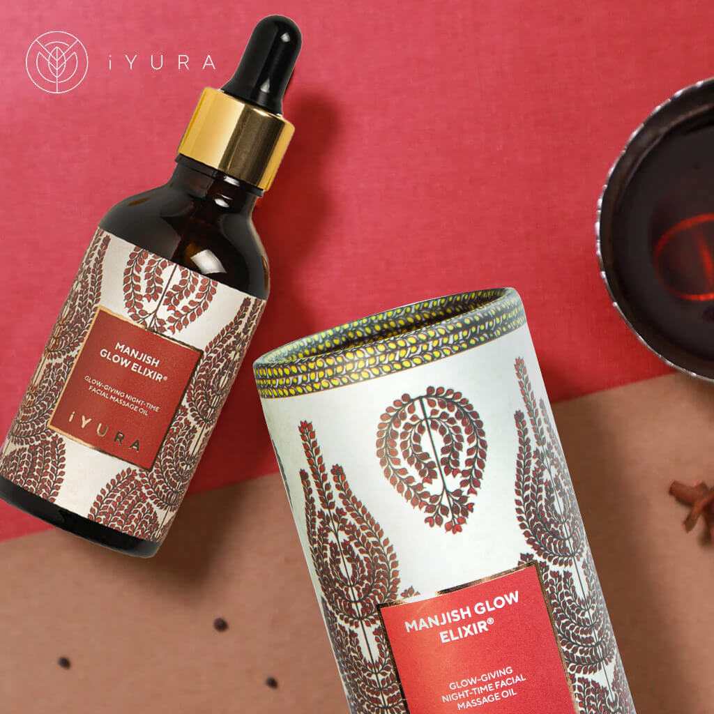 Day &amp; Night Face Oil Duo | Best Moisturizer for Healthy Skin - Ayurvedic Natural Skincare Set | Beauty set iYURA 