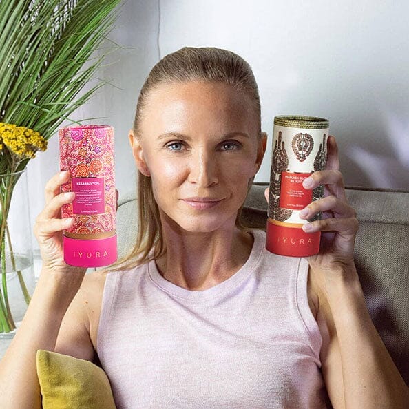 Day & Night Face Oil Duo | Best Moisturizer for Healthy Skin - Ayurvedic Natural Skincare Set | Beauty set iYURA 