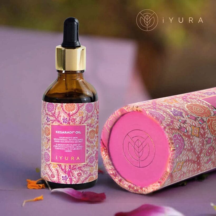 Day & Night Face Oil Duo | Best Moisturizer for Healthy Skin - Ayurvedic Natural Skincare Set | Beauty set iYURA 