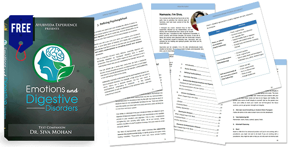 Emotions &amp; Digestive Disorders Platinum Educational Course Experience Ayurveda 