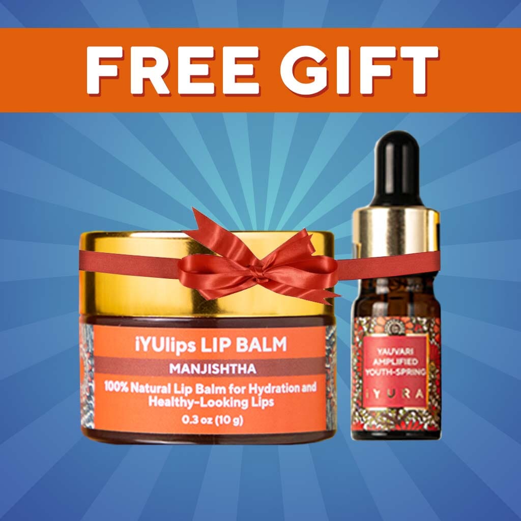 🎁 FREE GIFT: iYUlips Manjistha Lip Balm &amp; iYURA Mini Youth Spring (100% off)