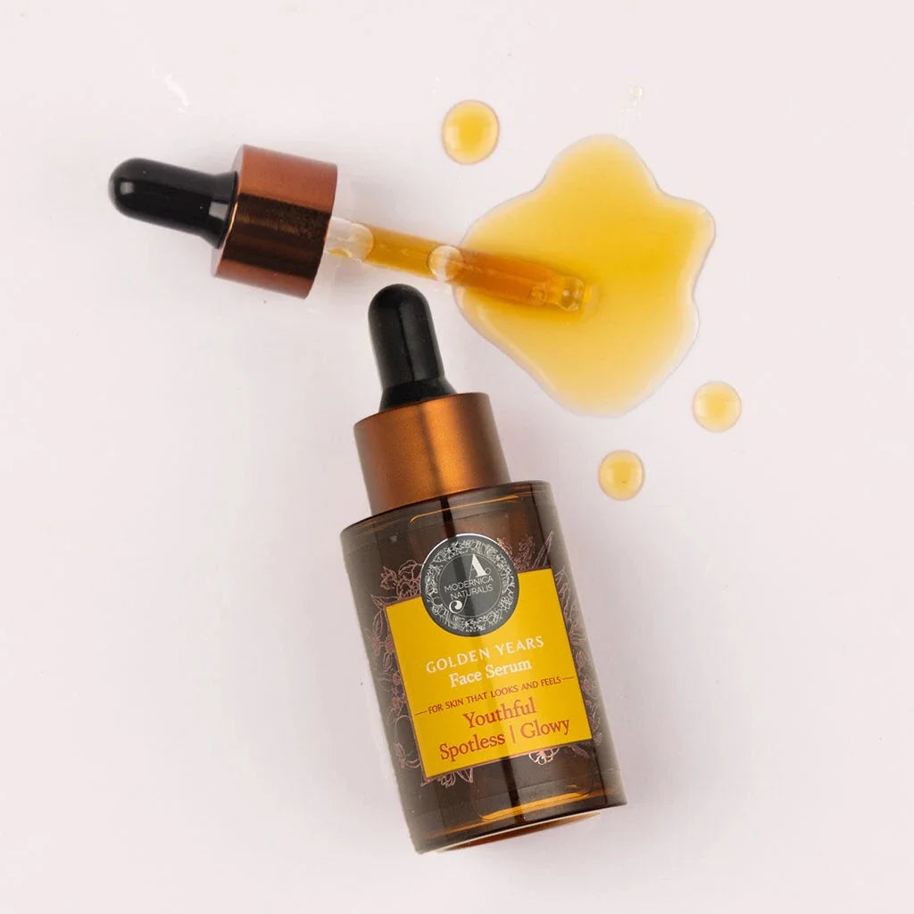 Golden Years - Face Serum To Reduce The Appearance Of Age Spots, Clear Complexion &amp; Unwrinkled-Appearance Face Serum A Modernica Naturalis 