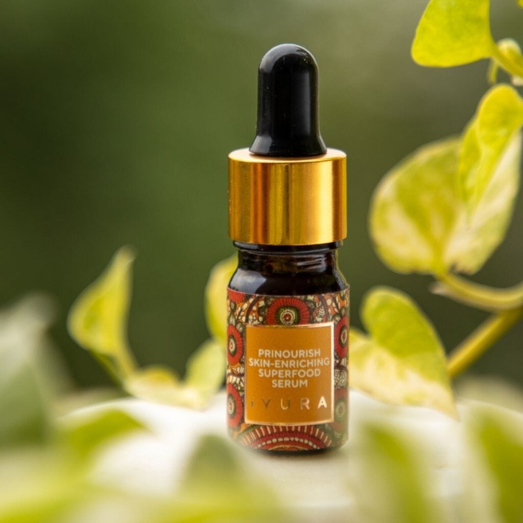 iYURA Prinourish Skin-Enriching Superfood Serum - To Smooth the Appearance of Crisscross Lines &amp; Flaunt a Polished, Glossy Glow - 5 ml (0.17 fl oz) Face oil iYURA 
