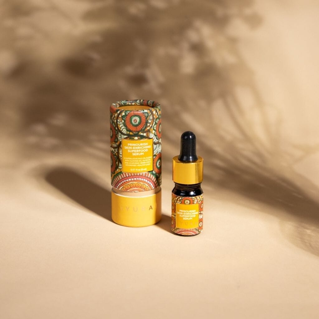 iYURA Prinourish Skin-Enriching Superfood Serum - To Smooth the Appearance of Crisscross Lines &amp; Flaunt a Polished, Glossy Glow - 5 ml (0.17 fl oz) Face oil iYURA 