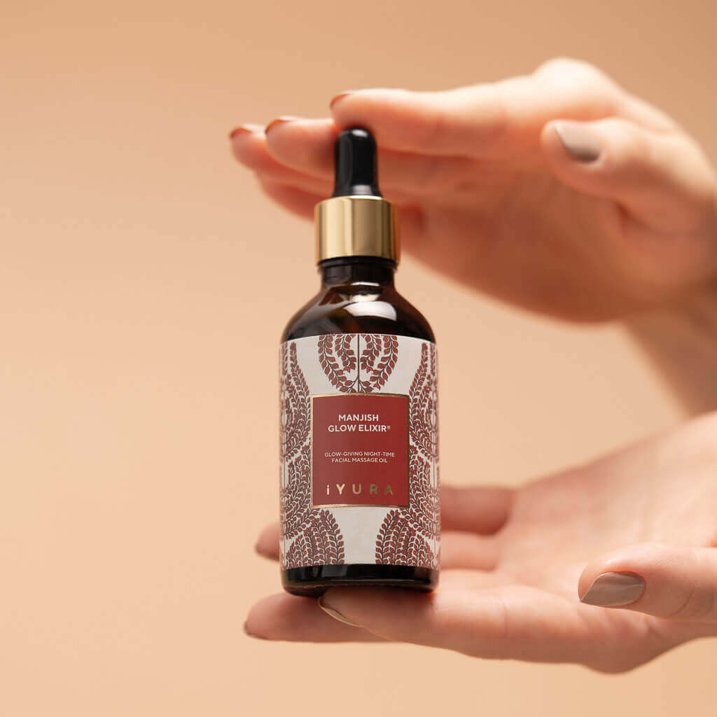 Manjish Glow Elixir - Ayurvedic Night-Time Face Oil 