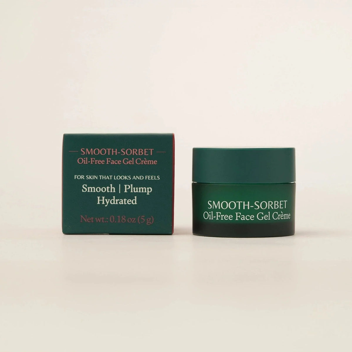 Mini Smooth-Sorbet - Oil-Free Face Gel Crème - For Apparent Wrinkle-Filling Effect, Clarity, Smoothness and Hydration Lotion &amp; Moisturizer A Modernica Naturalis 