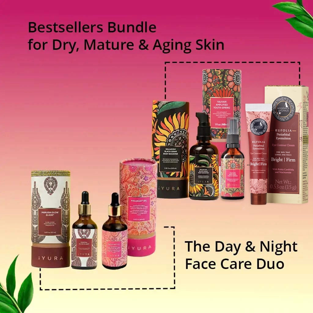 The Premium Bestsellers Bundle - Targeted, Gentle &amp; Effective Natural Skincare for delicate, mature, thinning, aging skin