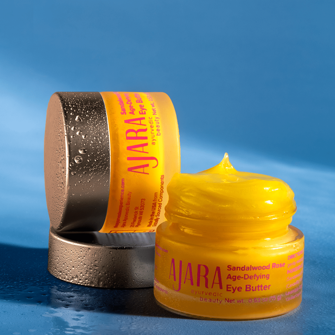 Sandalwood Rose Age Defying Eye Butter - Along With Ghee, Sandalwood and Other Natural Ingredients Eye Care Ajara 
